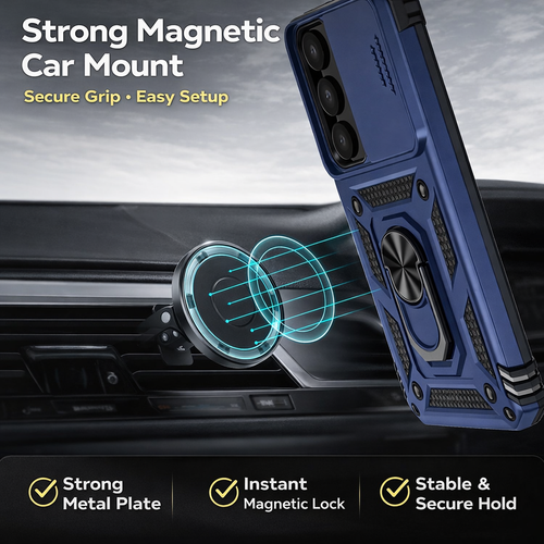 For Samsung Galaxy A16 A17 A26 A27 A36 A37 A56 A57 Magnetic Ring Holder Case - image 4