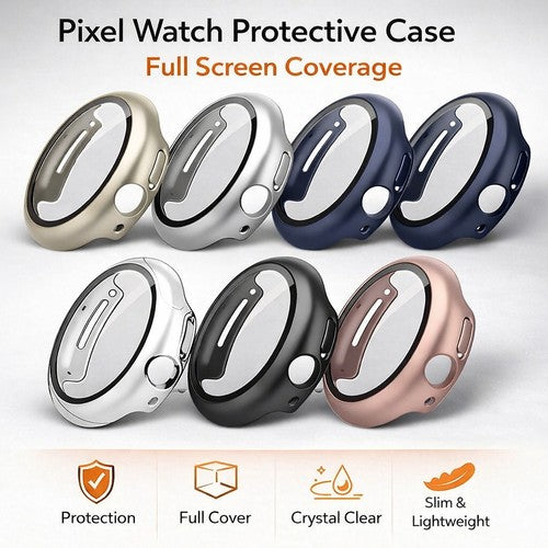 Clear Glass Case Screen Protector for Google Pixel Watch - image 1