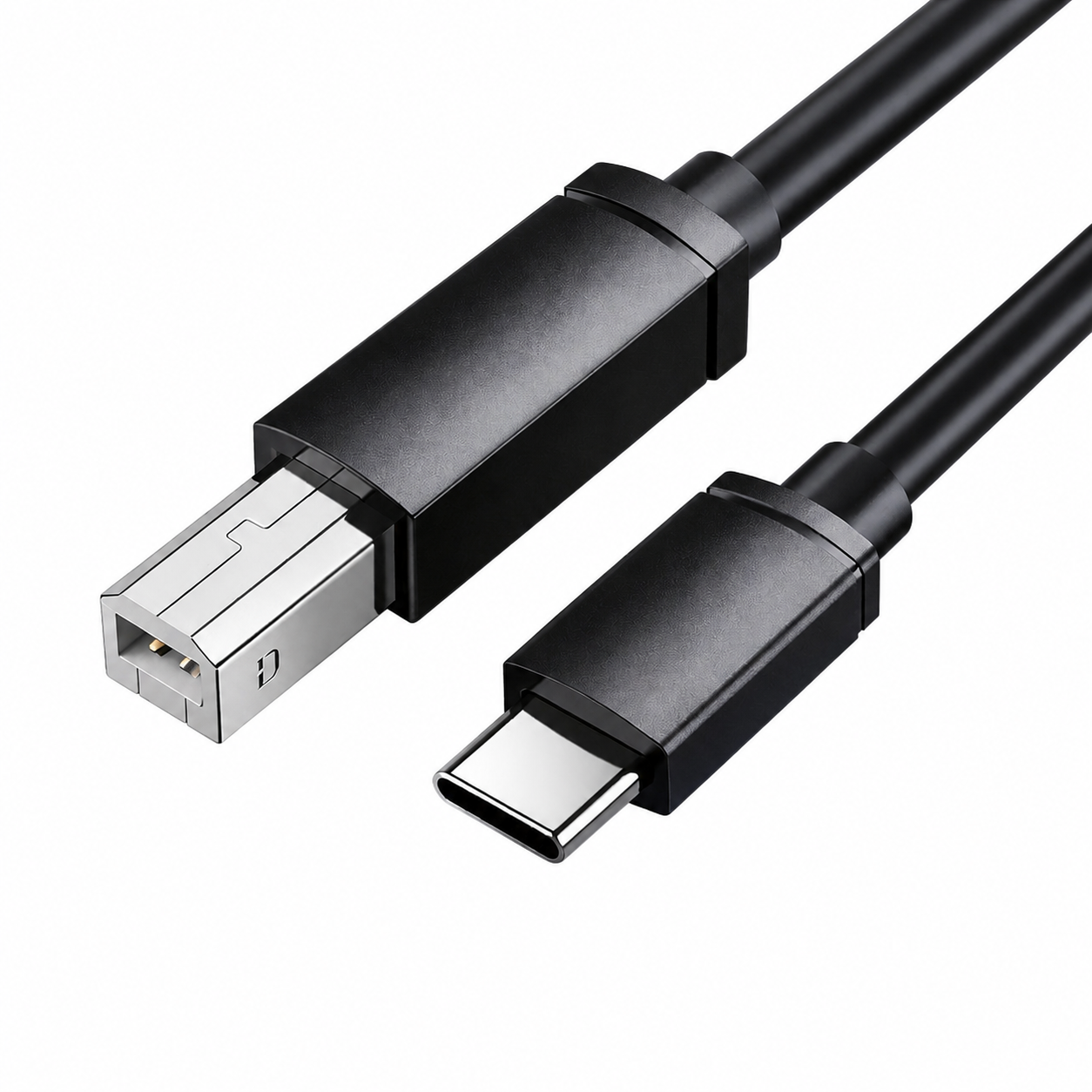 USB-C to USB-B Printer Cable – clean white background main image