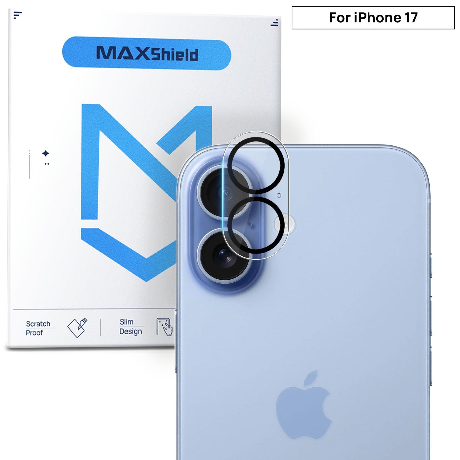 For iPhone 17 Pro Max Camera Lens Clear Glass Screen Protector