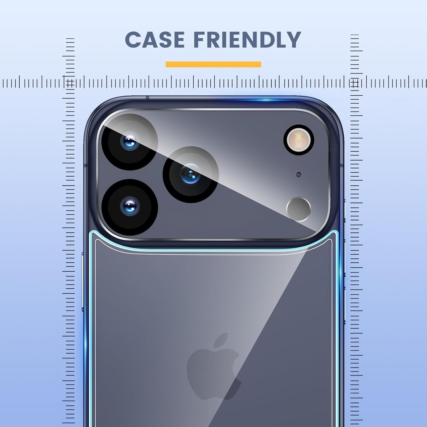 2-Pack For iPhone 17 / 17 Air / 17 Pro / 17 Pro Max Tempered Glass Back Screen Lens Camera Protector - image 6
