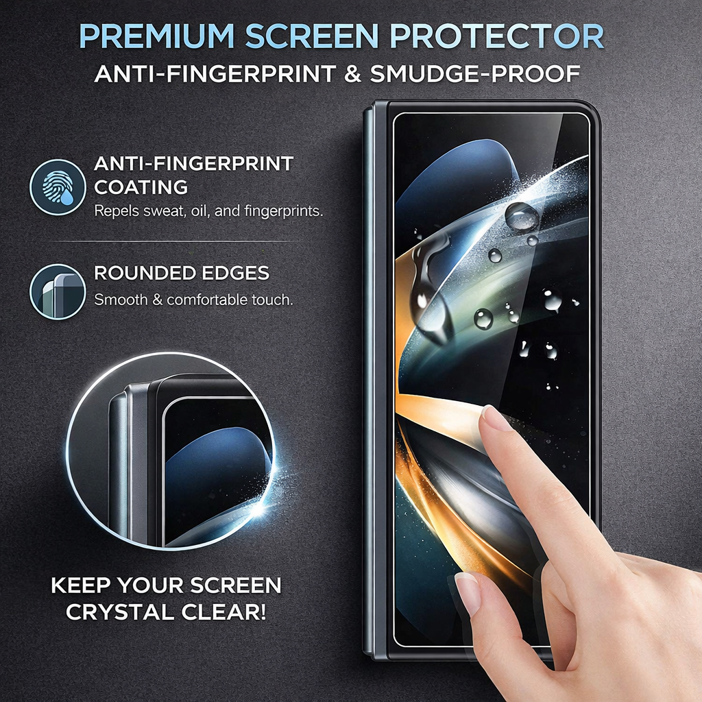 For Samsung Galaxy Z Fold 8 / Fold 8 Ultra Tempered Glass Screen Protector - image 5