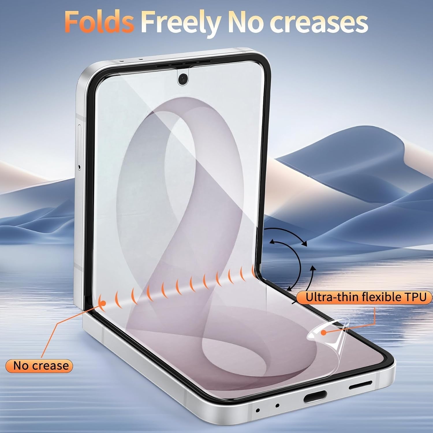 3 IN 1 For Samsung Galaxy Z Flip 8 Glass Screen Camera Lens Protector - image 7