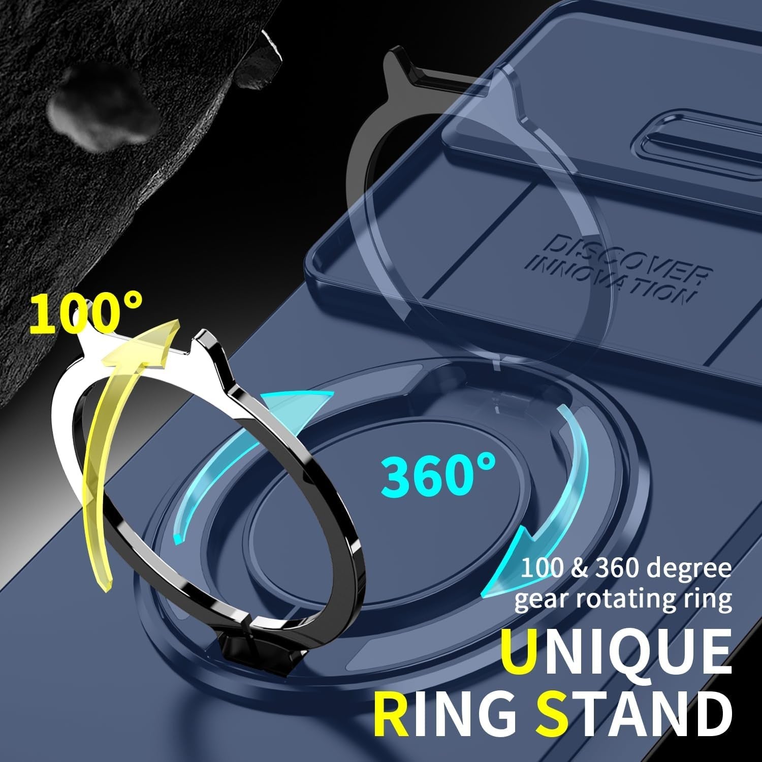 Magnetic Ring Kickstand Case for Google Pixel 8 Series - detail image 3