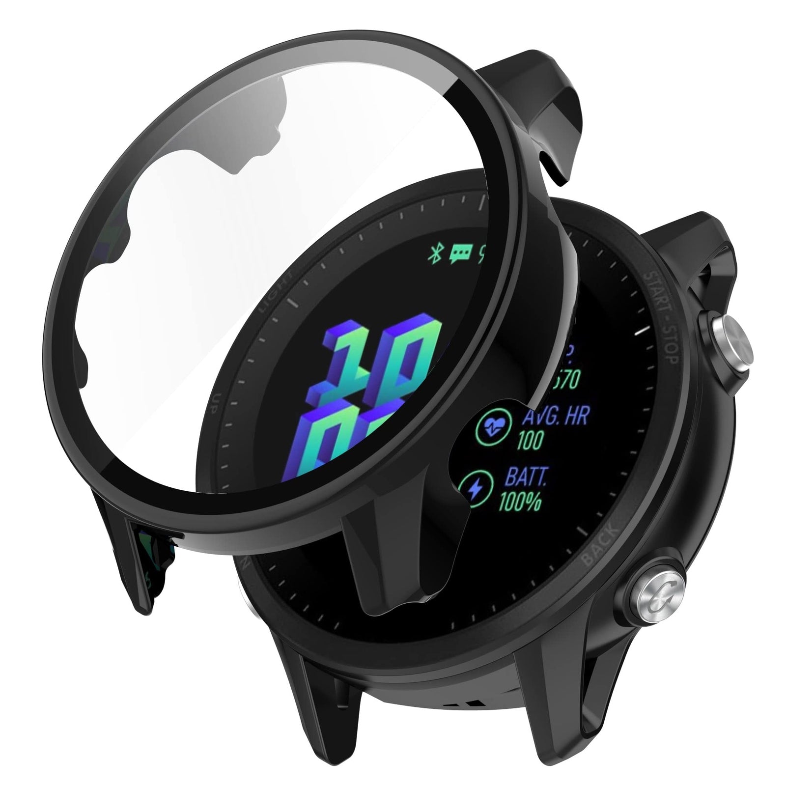 Case Glass Screen Protector for Garmin Forerunner - image 5