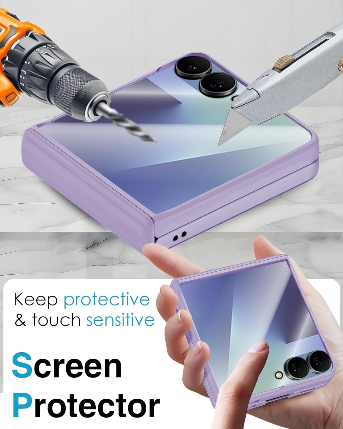 For Samsung Galaxy Z Flip 8 Shockproof Hinge Protection Slim Case - image 6