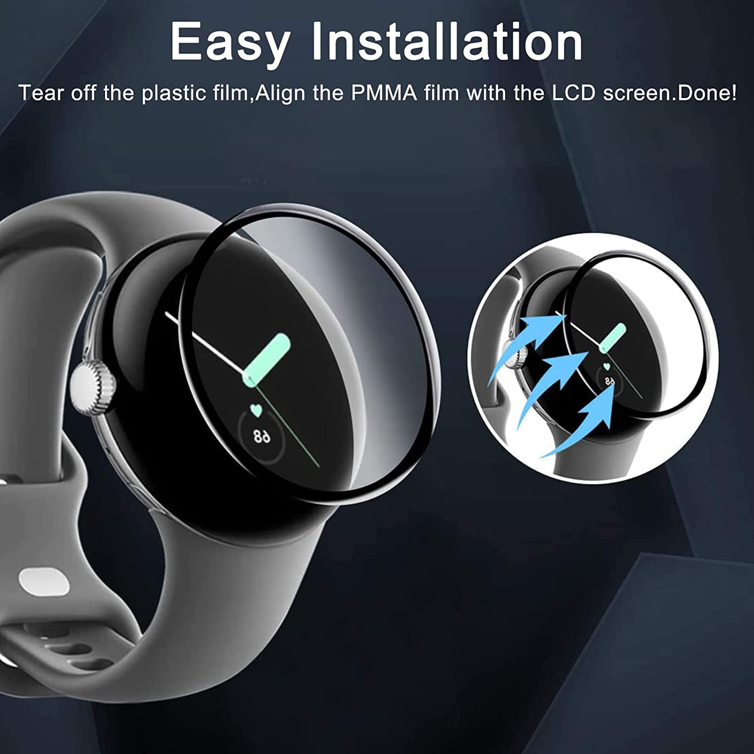 Hydrogel Screen Protector for Google Pixel Watch - image 6