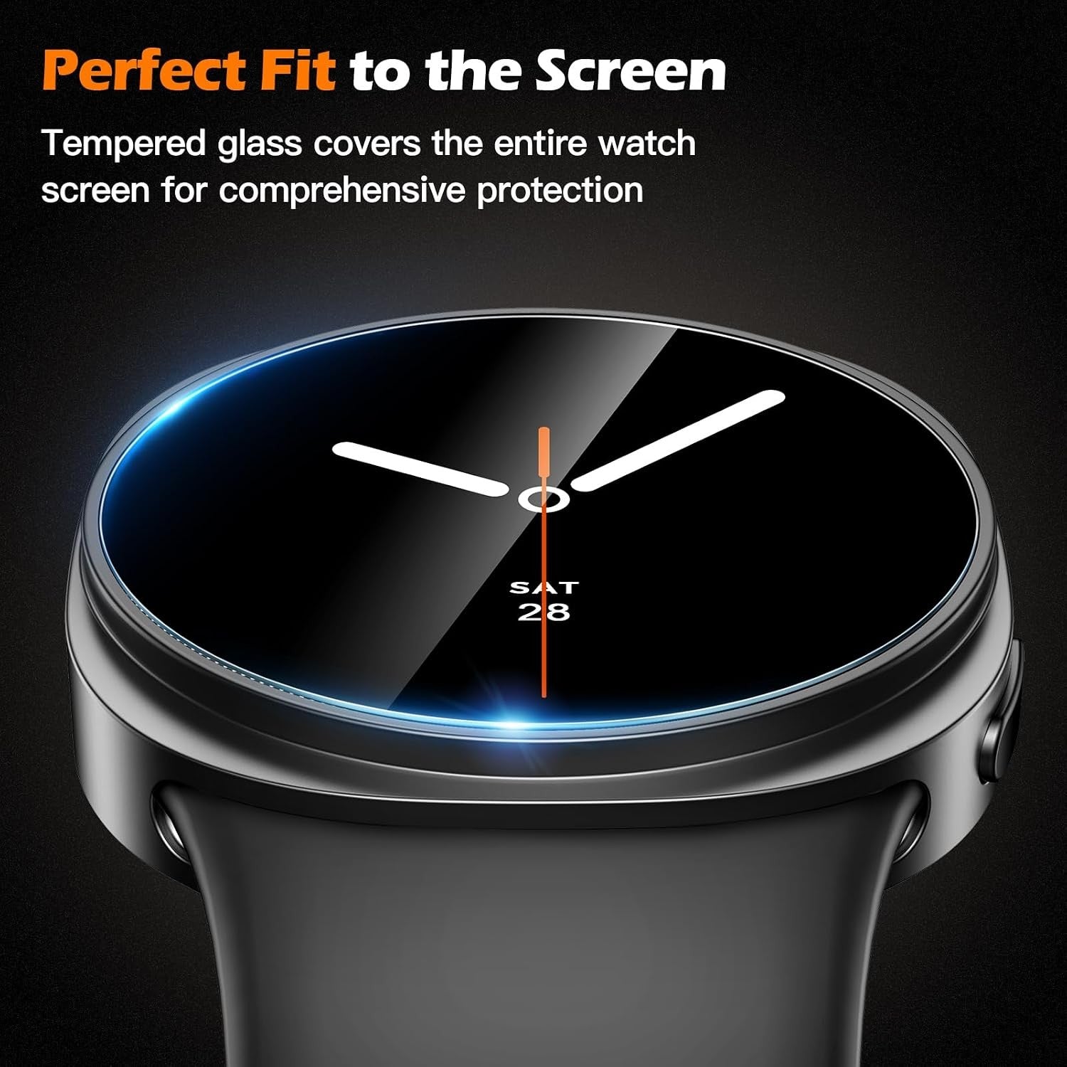 3 Pack Auto-Alignment Screen Protector for Samsung Galaxy Watch - image 4