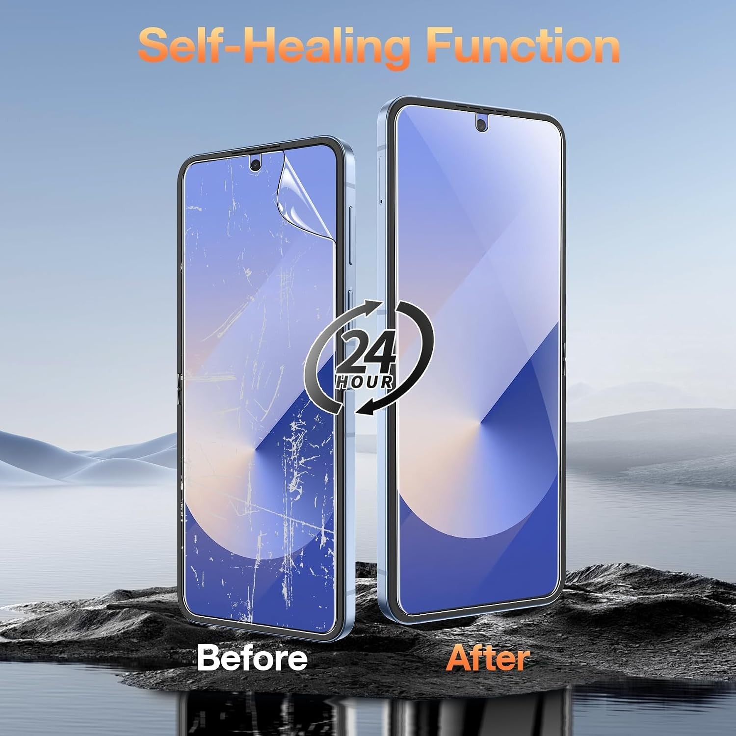 For Samsung Galaxy Z Flip 7 Easy-Install Clear & Privacy Screen Protector - image 4