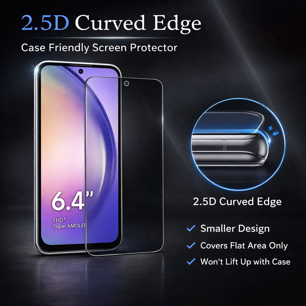 For Samsung Galaxy A16 A17 A26 A27 A36 A37 A56 A57 Privacy Glass Screen Protector - image 4