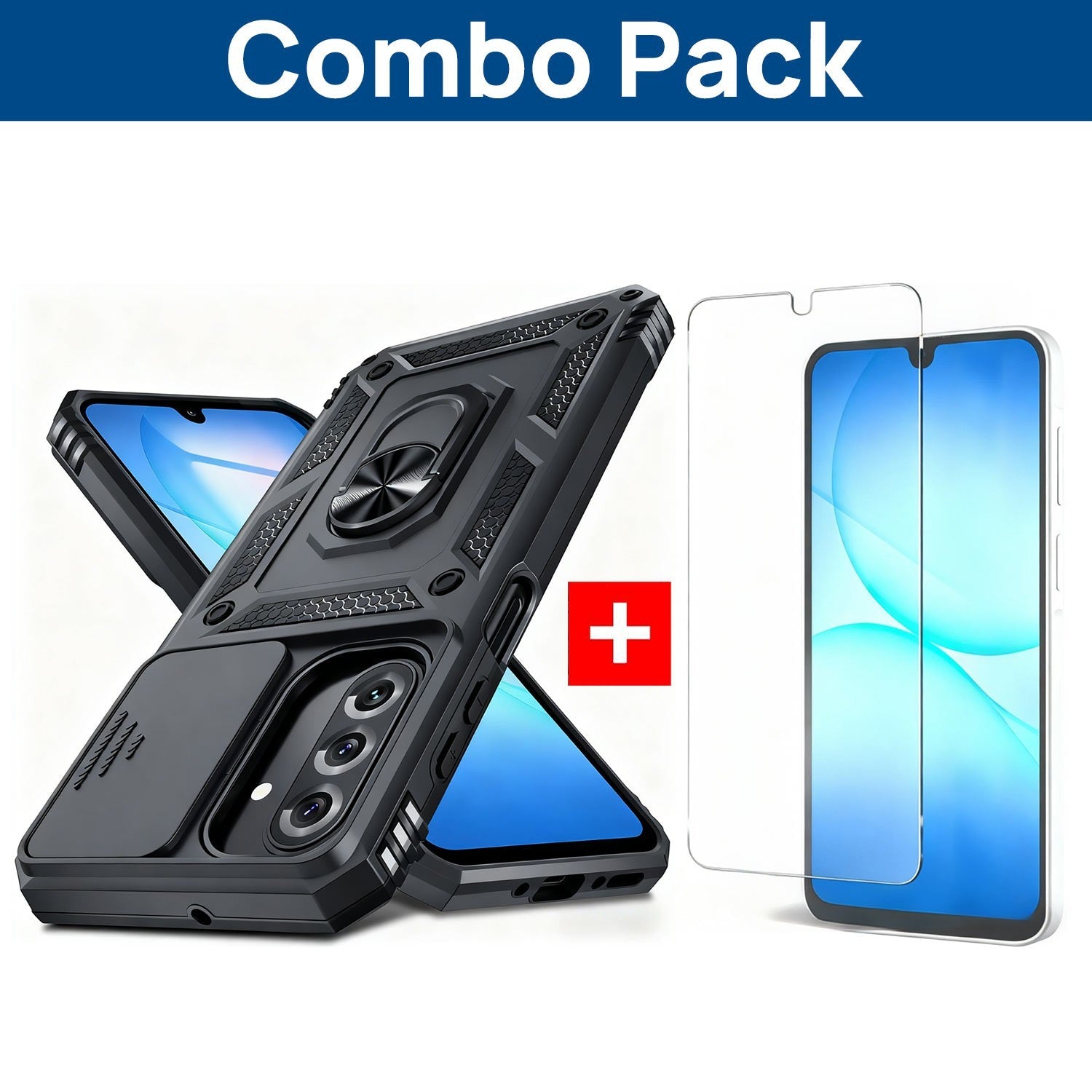 For Samsung Galaxy A16 A17 A26 A27 A36 A37 A56 A57 Magnetic Ring Holder Case - image 2