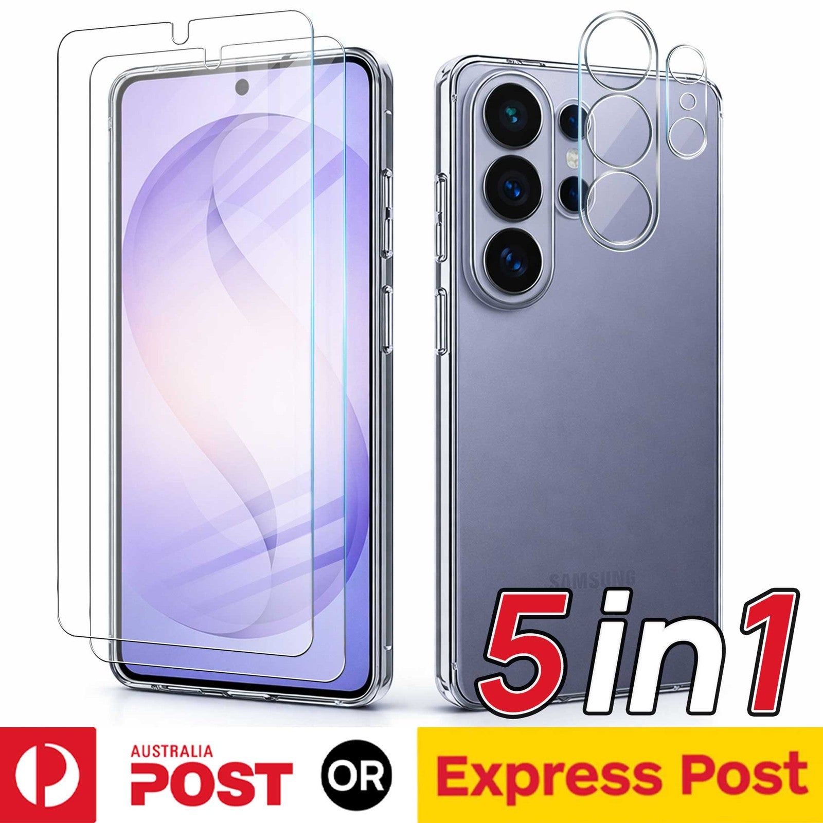 For Samsung Galaxy S24 FE Clear Slim Shockproof Case - image 1