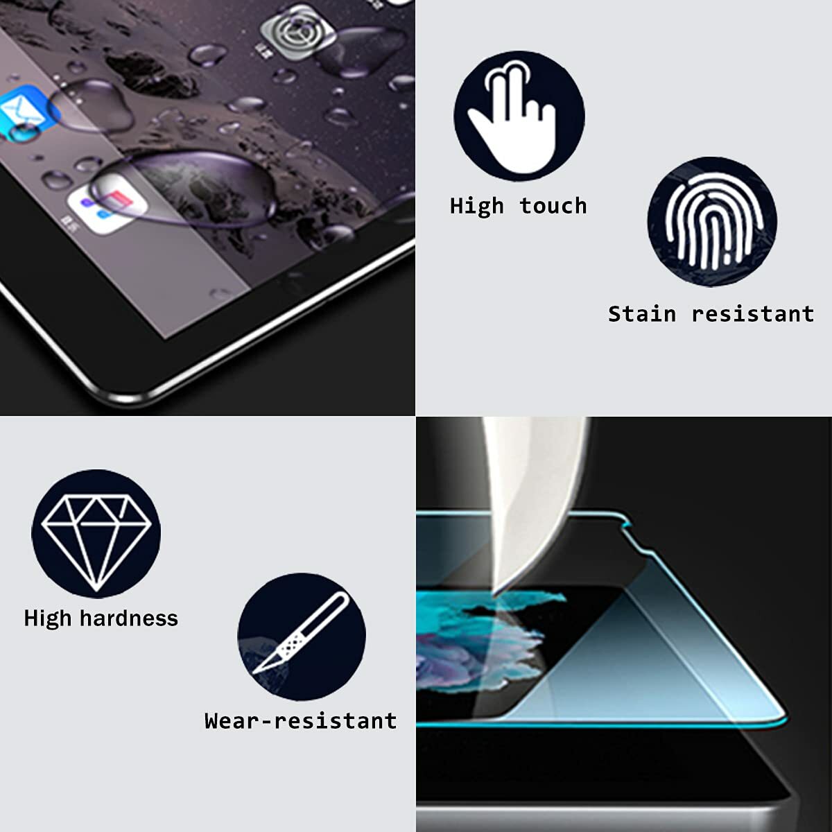 Tempered Glass Screen Protector for Lenovo Tab One 8.7-inch - 2 Pack