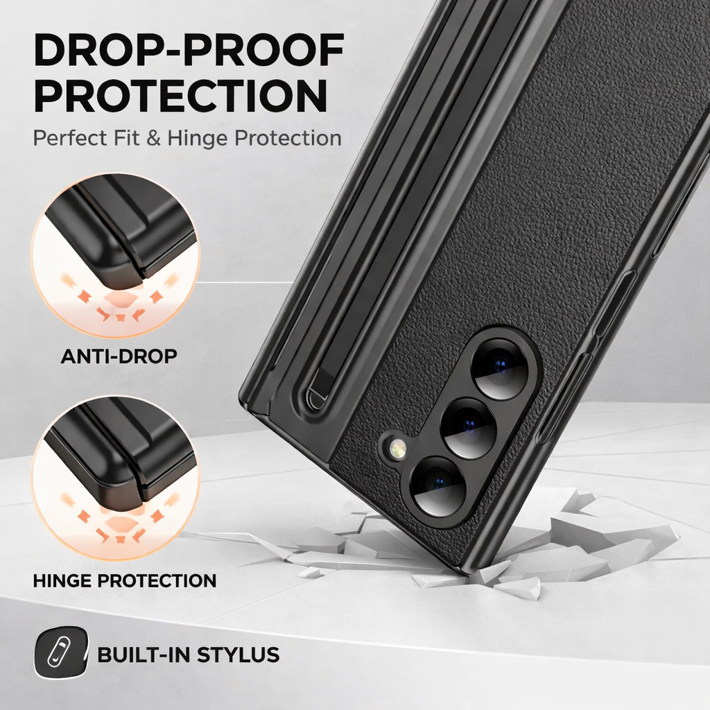 For Samsung Galaxy Z Fold 7 S Pen Holder Shockproof Case - image 6