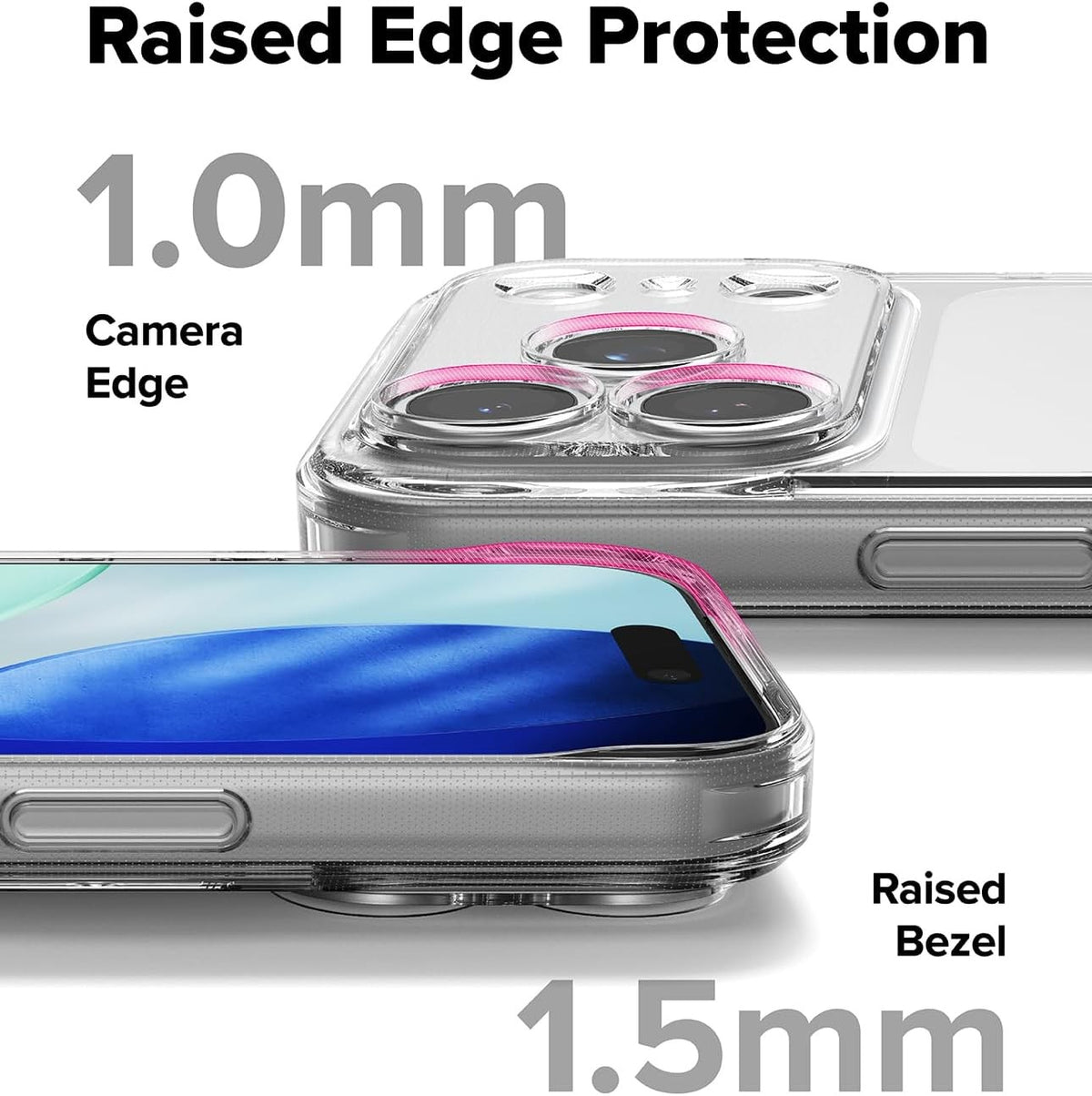 For iPhone 18 Pro Case, Compatible with MagSafe - Raised Camera Protection, Case Only, Clear