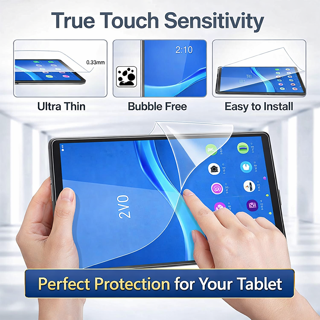 Tempered Glass Screen Protector for Lenovo Idea Tab 11-inch - 2 Pack