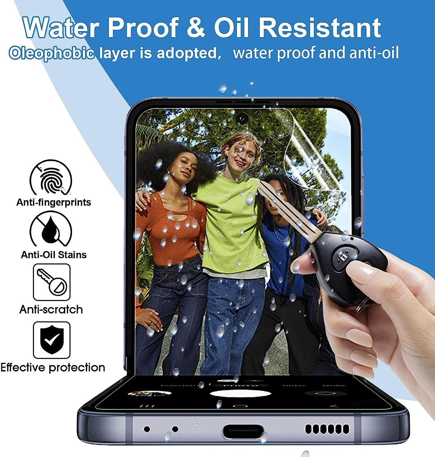 Clear 360° Protective Case & Screen Protector Set for Samsung Galaxy Z Flip 8 - image 11