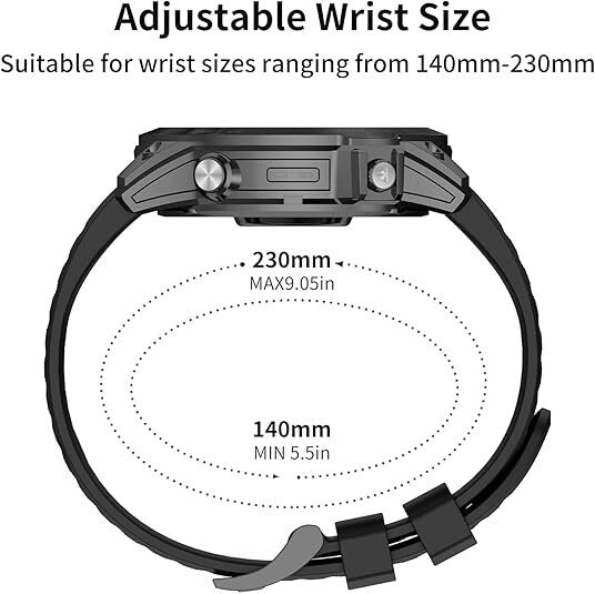 Sized Silicone Replacement Band for Garmin Fenix - image 4