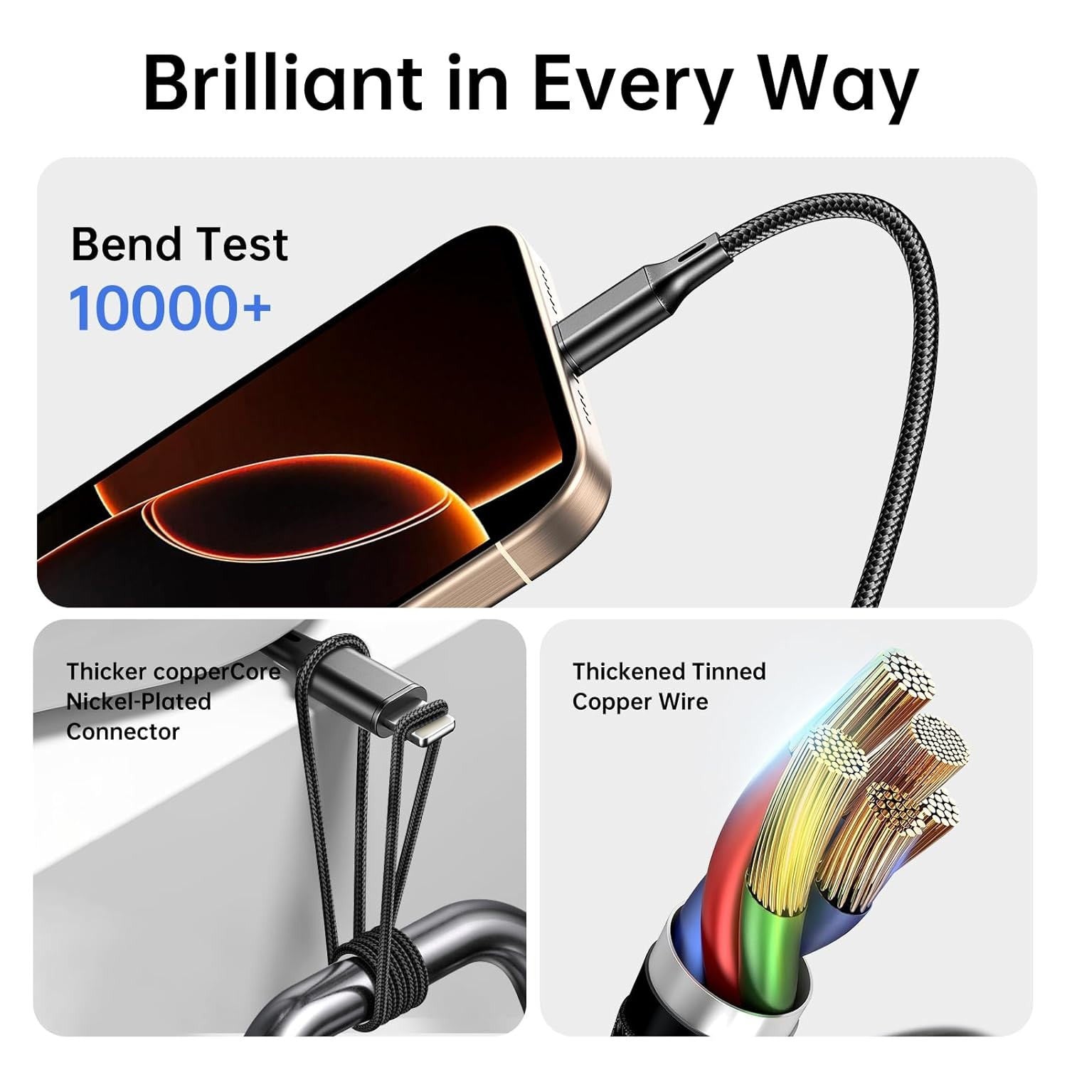 3-in-1 Multi Charging Cable – 2M & 3M - image 4