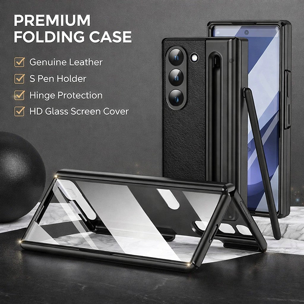 For Samsung Galaxy Z Fold 7 S Pen Holder Shockproof Case - image 2