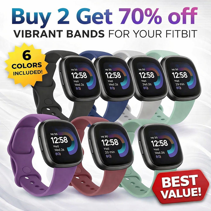Silicone Band for Fitbit Versa and Sense - image 1