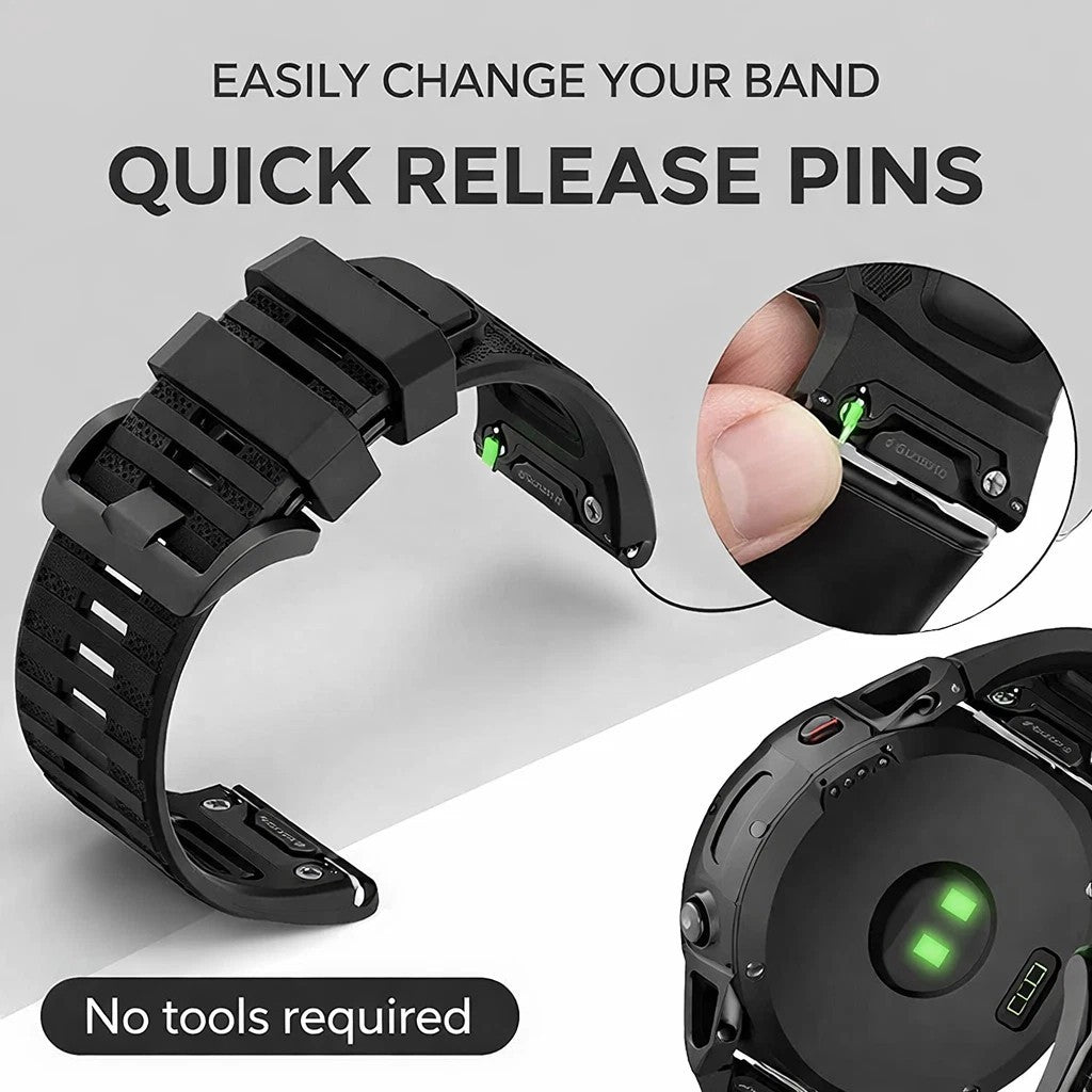 Silicone Replacement Band for Garmin Fenix - image 6