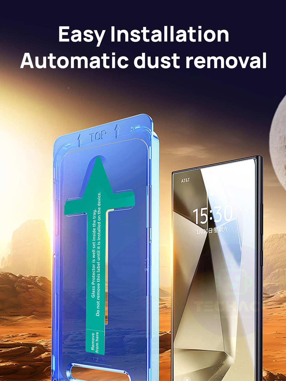 Privacy Tempered Glass Screen Protector with Installation Tray for Samsung Galaxy S26 Ultra - 1 Pack