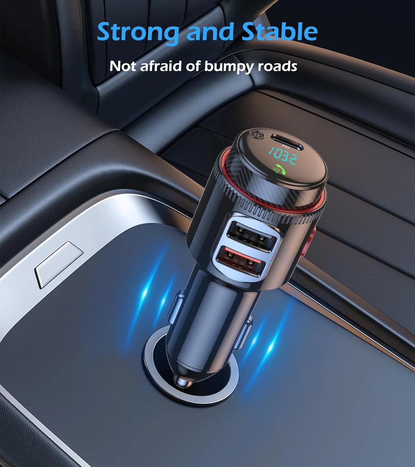 Bluetooth 5.0 FM Transmitter & Car Charger - image 7