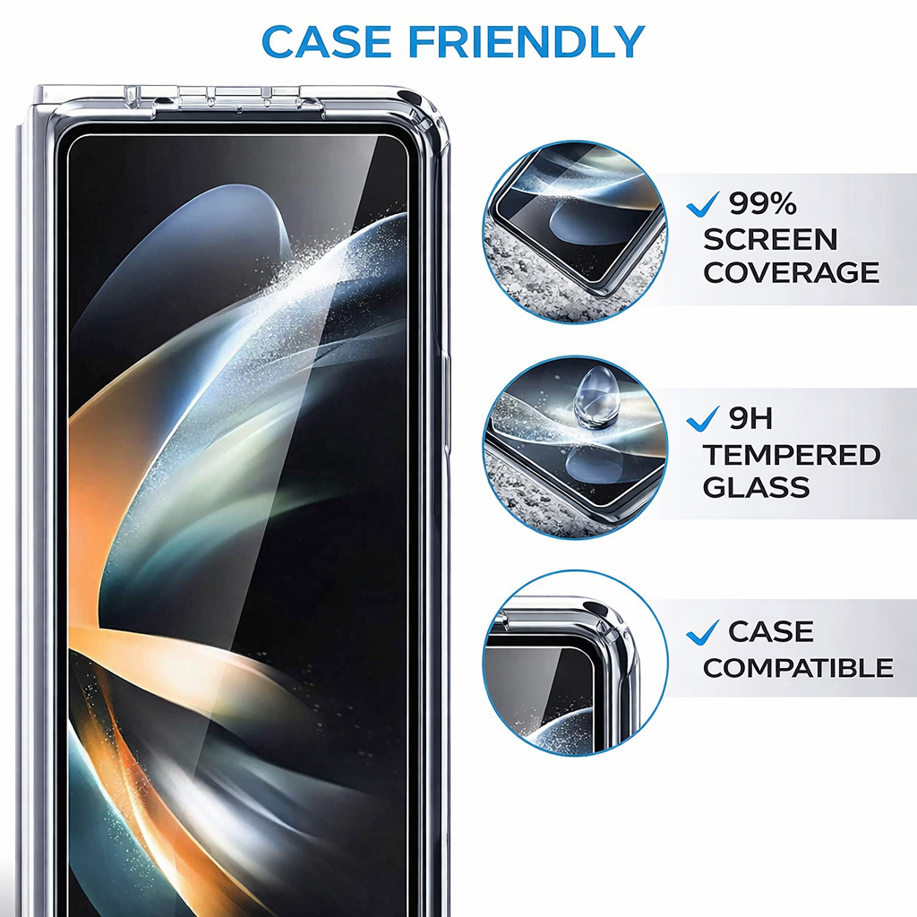 For Samsung Galaxy Z Fold 8 / Fold 8 Ultra Tempered Glass Screen Protector - image 3