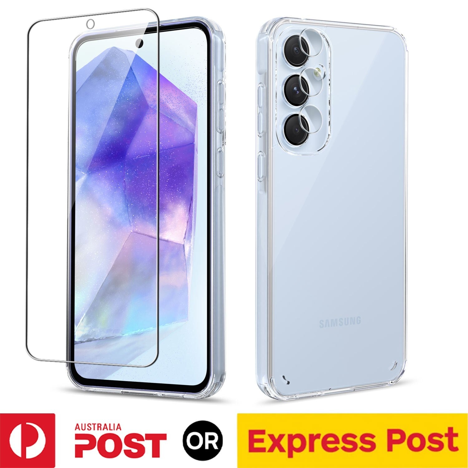 For Samsung Galaxy A16 A17 A36 A37 A56 A57 Clear Slim Shockproof Case - image 1