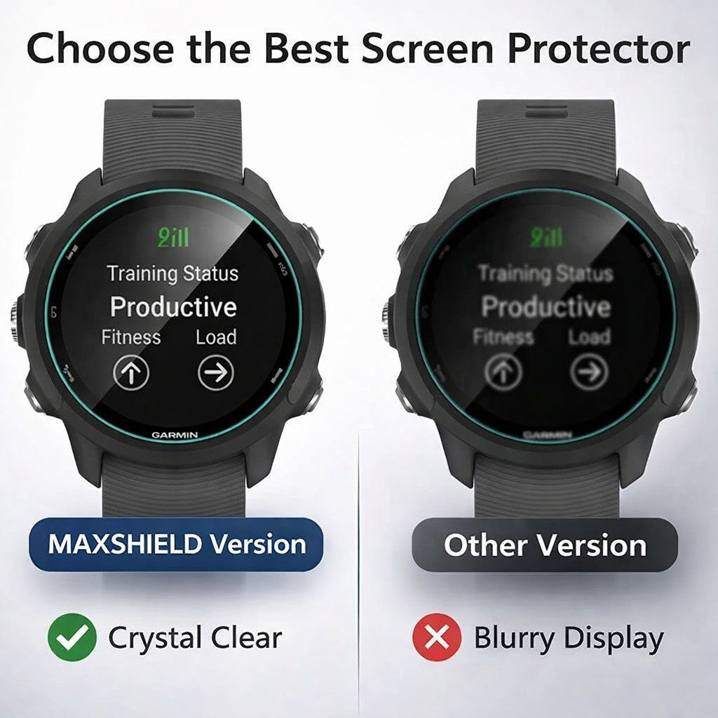 3 Pack Tempered Glass Screen Protector for Garmin Forerunner - image 4