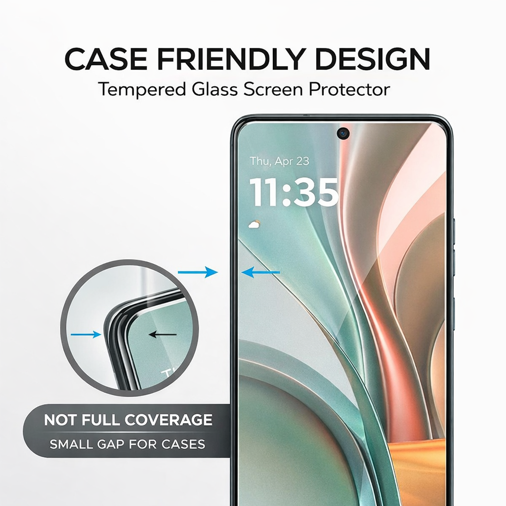 Tempered Glass Screen Protectors for Motorola Moto G06 - 2 Pack