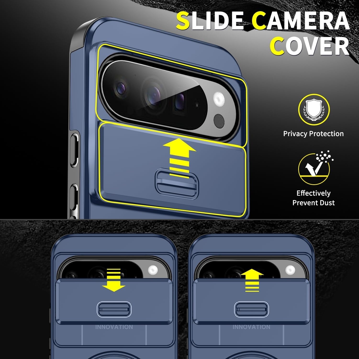 Magnetic Ring Kickstand Case for Google Pixel 7 Series - image 6