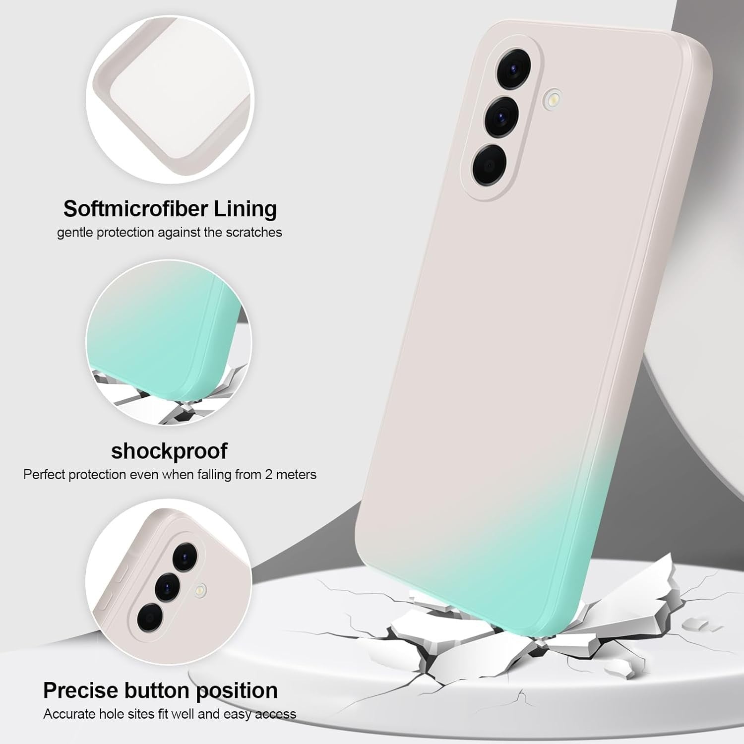 For Samsung Galaxy A16 A17 A27 A36 A37 A56 A57 Silicone Shockproof Case - image 3
