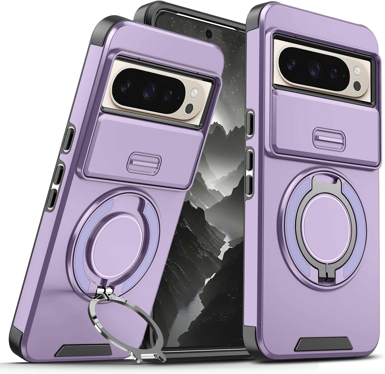 Magnetic Ring Kickstand Case for Google Pixel 8 Series - detail image 10