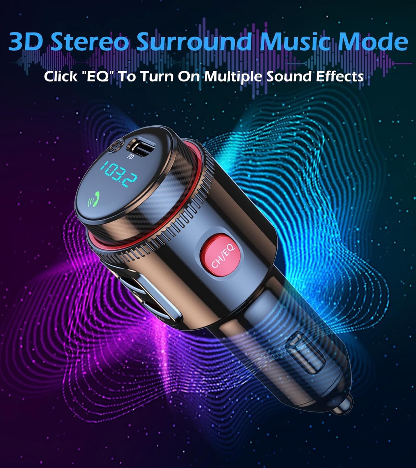Bluetooth 5.0 FM Transmitter & Car Charger - image 8