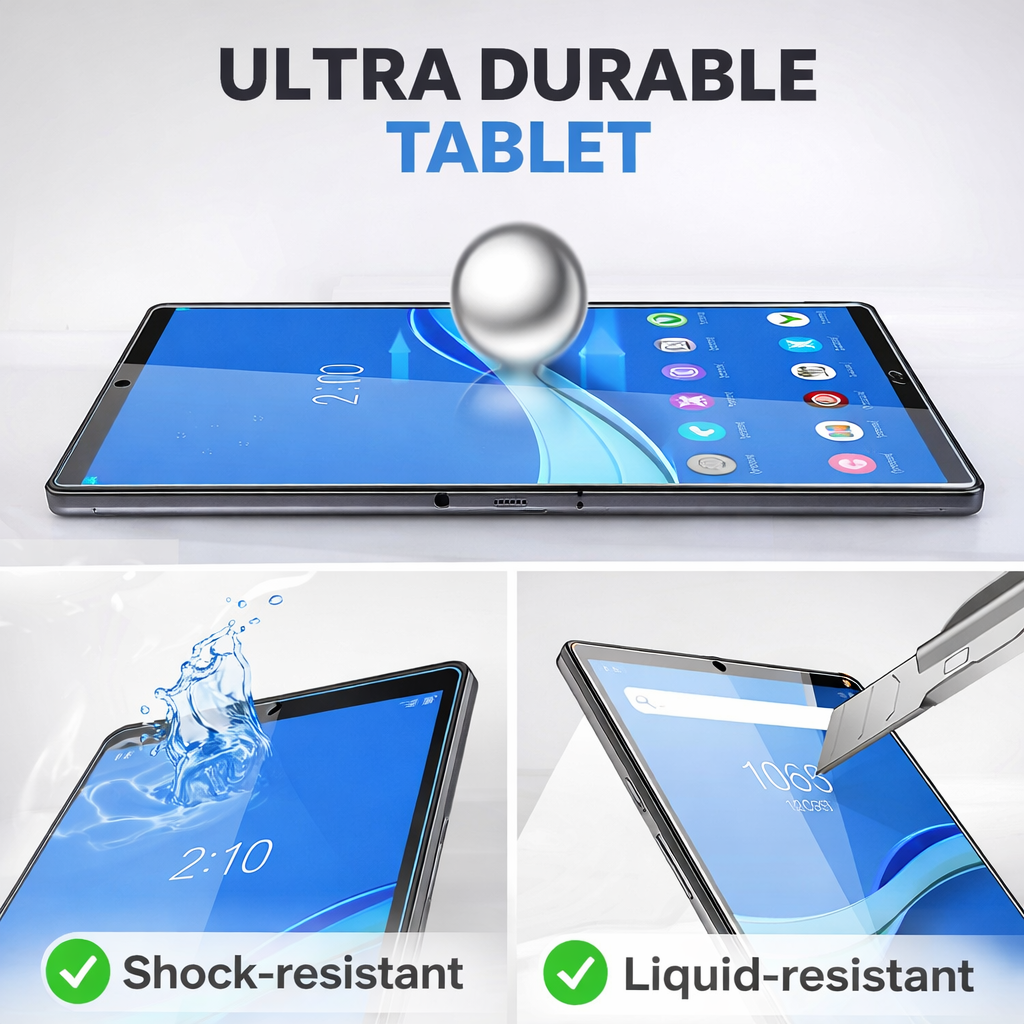 Tempered Glass Screen Protector for Lenovo Tab M10 Plus (3rd Gen) - 2 Pack