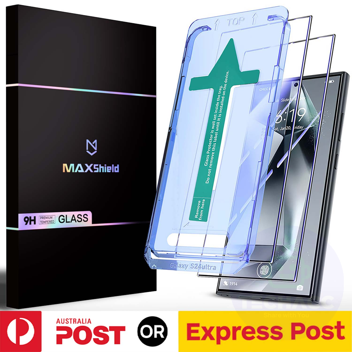 2 Pack HD Tempered Glass Screen Protectors for Samsung Galaxy S26 Ultra