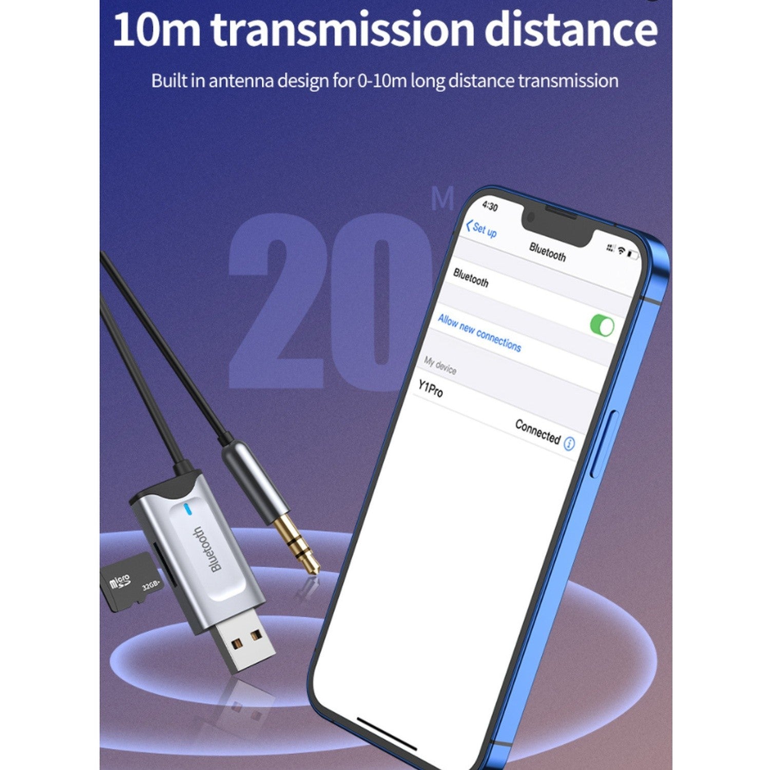 Bluetooth 5.3 AUX Transmitter & Receiver - image 6