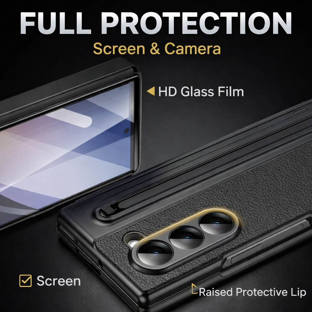 For Samsung Galaxy Z Fold 7 S Pen Holder Shockproof Case - image 5