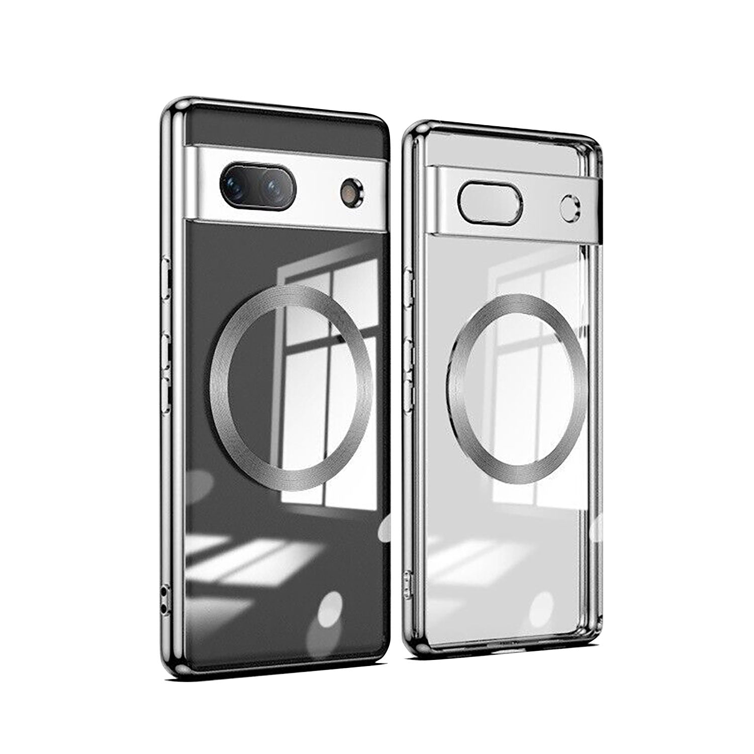 For Google Pixel 8 Pro Magnetic Mag Safe Case Clear Slim Shockproof Case Cover