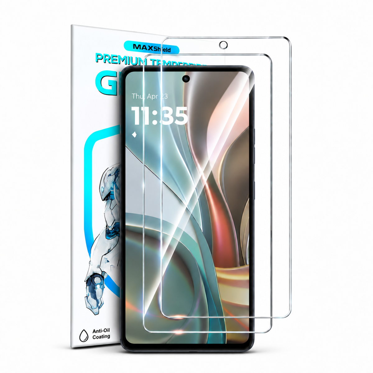 Tempered Glass Screen Protectors for Motorola Moto G35 5G - 2 Pack