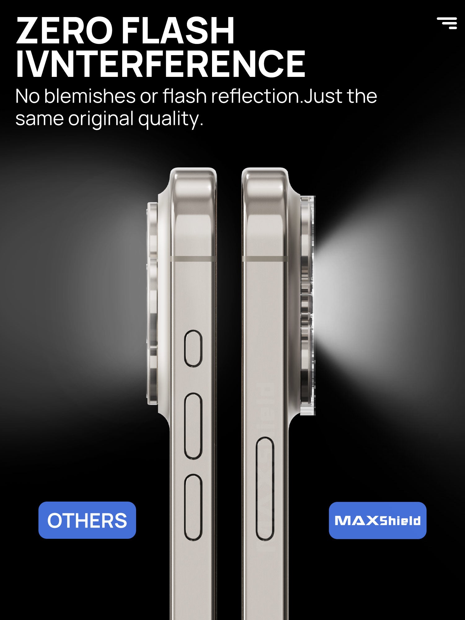 【2 Pack】All-In-One 9H Tempered Glass iPhone 15 Series Camera Protector