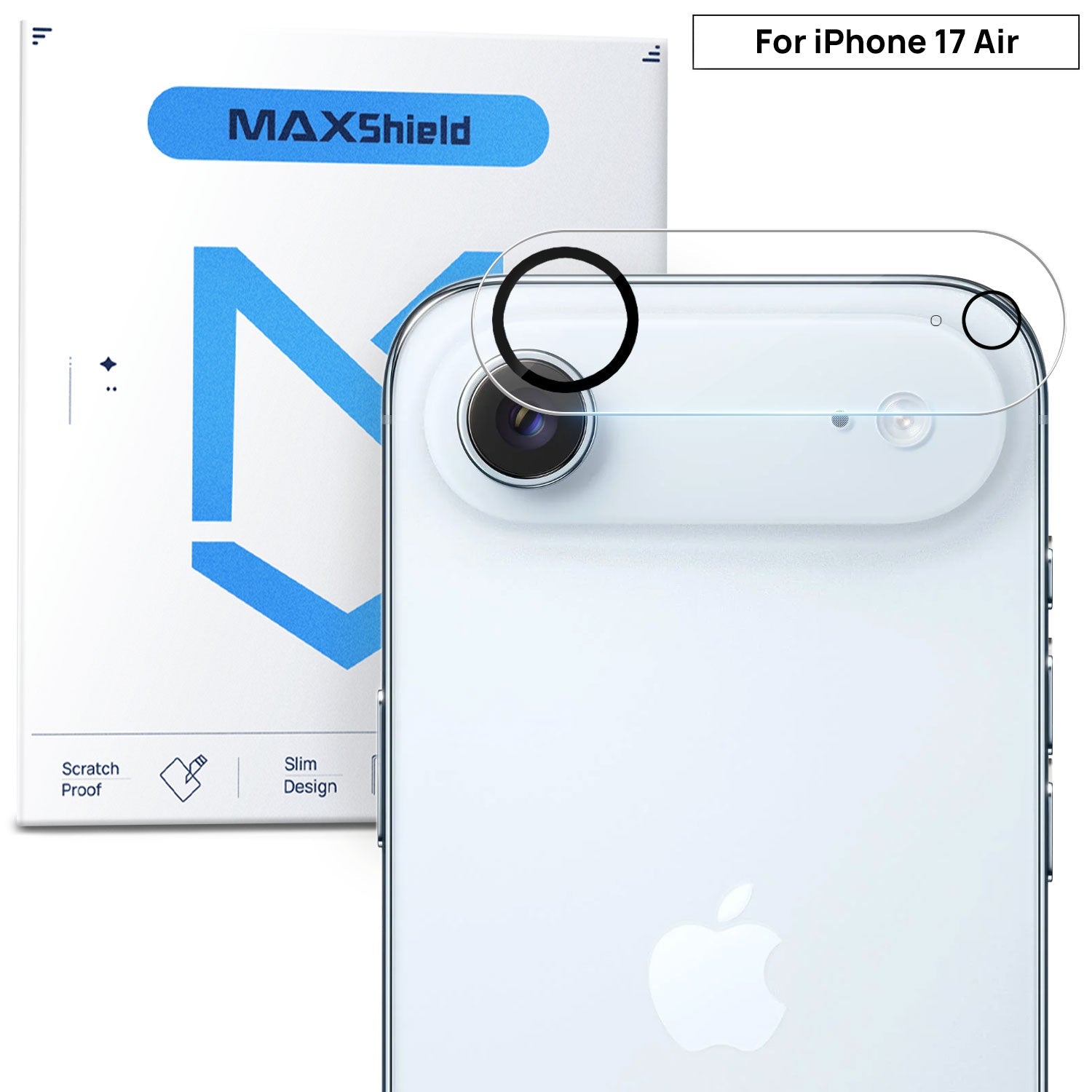 For iPhone 17 Pro Max Camera Lens Clear Glass Screen Protector