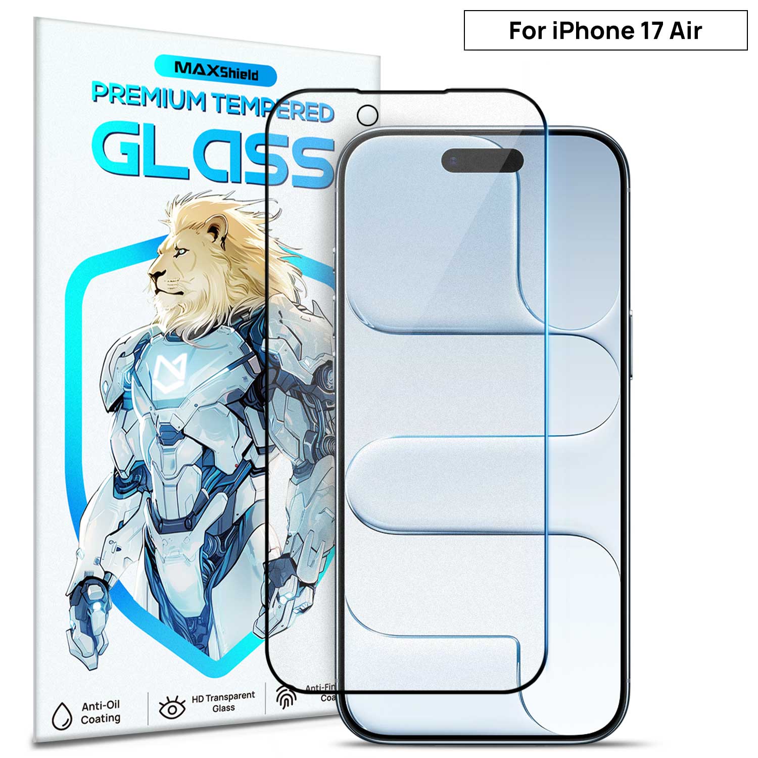 MAXSHIELD For iPhone 17 Pro Max Air Matte Tempered Glass Screen Protector
