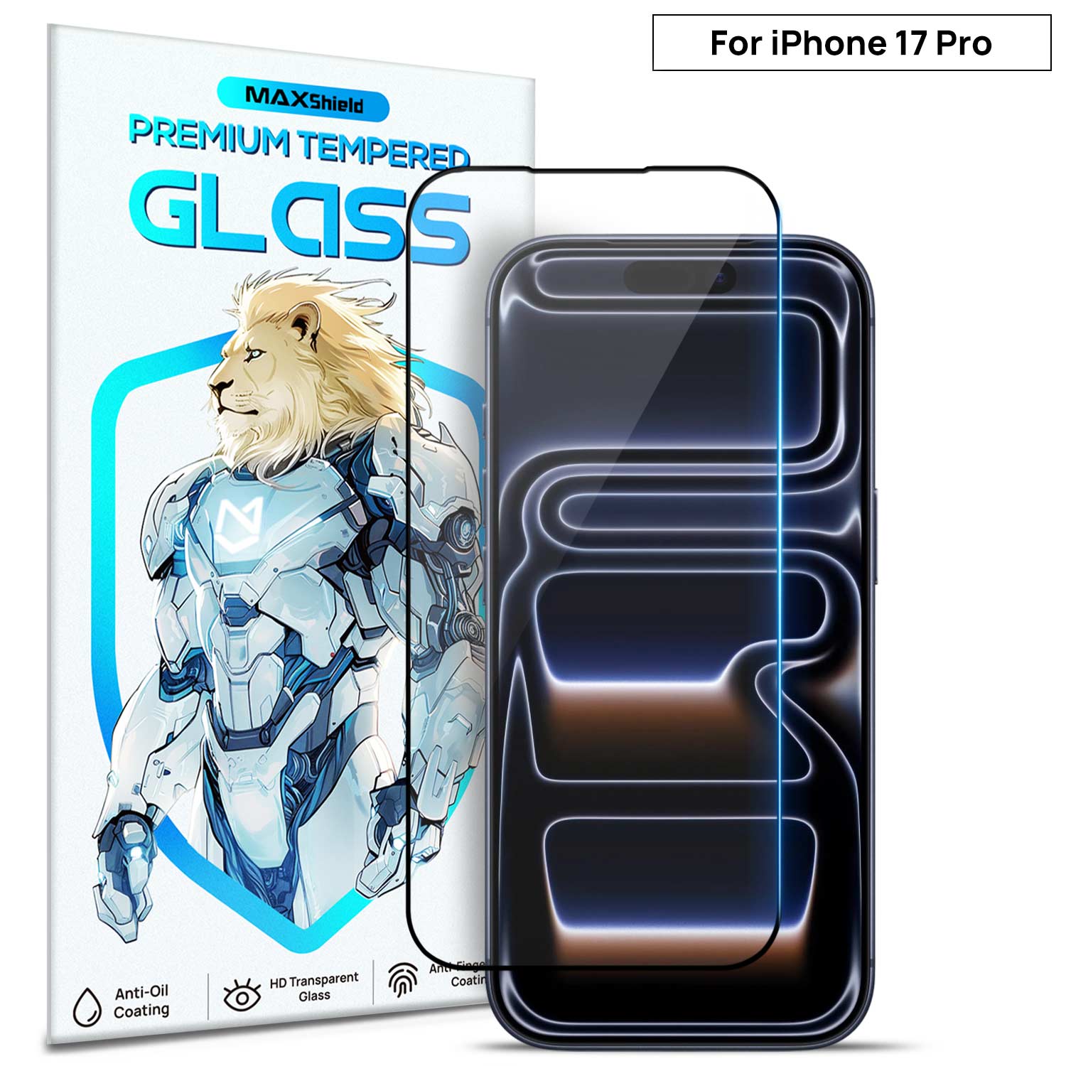 2X For iPhone 17 Pro Max Air Tempered Glass Screen Protector