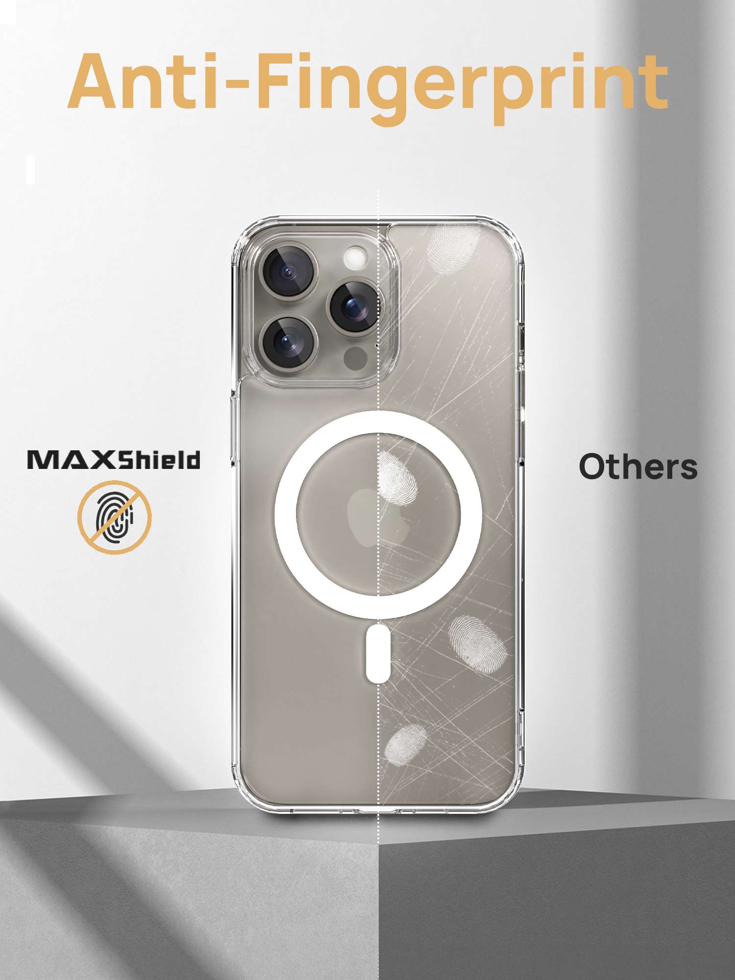 MagSafe Military Grade Protection Crystal Clear iPhone 15 Series Case