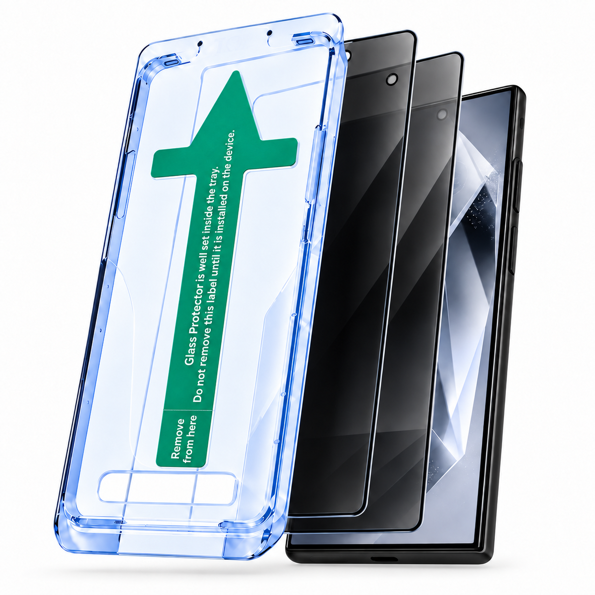 2 Pack Privacy Tempered Glass Screen Protectors for Samsung Galaxy S26 Ultra