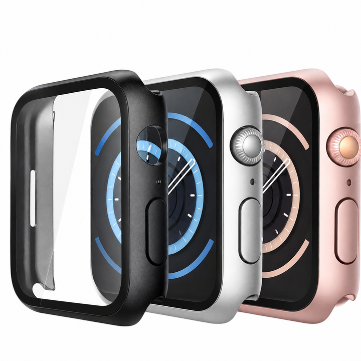 Glass Case Screen Protector for Apple Watch – clean white background main image