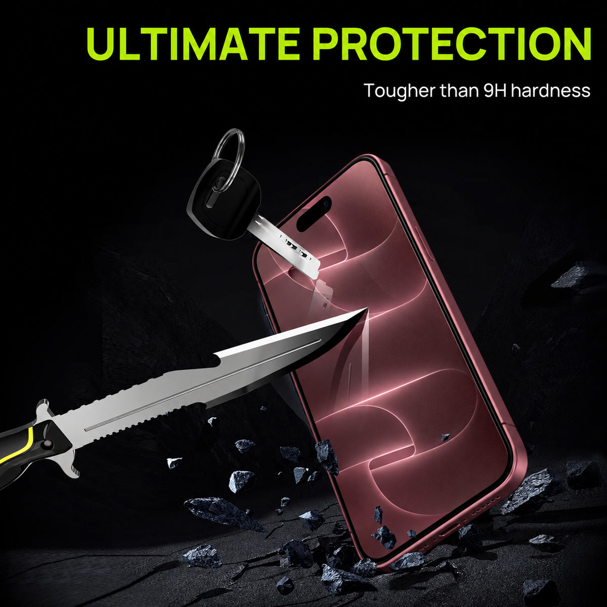 2-Pack Easy-Install Privacy Screen Protector for iPhone 18 Pro Max